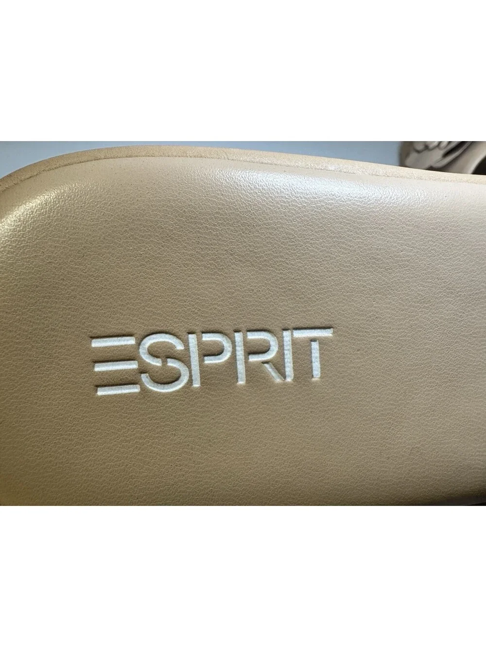 Esprit Women’s Floral Strap Slide Sandals - Slip On Flats - Beige US 9.5 M - New